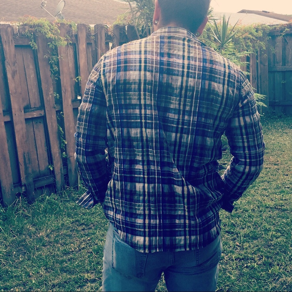Armani Exchange Button Up Long sleeve
